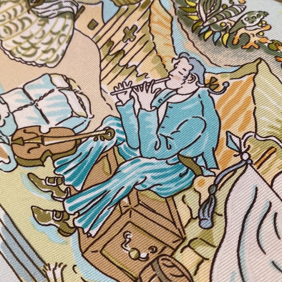 Celadon Hermes Scarf - Picture 6 of 8